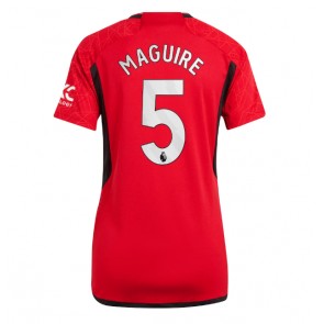 Manchester United Harry Maguire #5 Domaci Dres za Ženska 2023-24 Kratak Rukavima